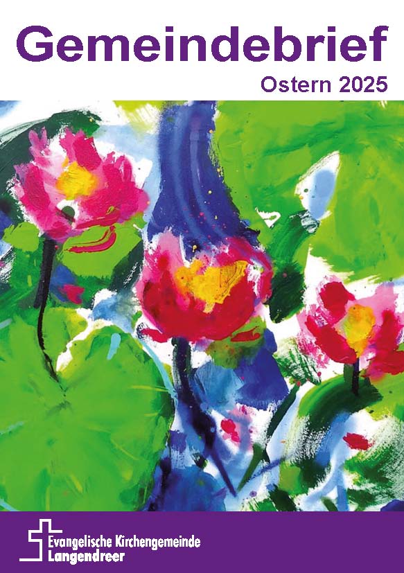 Titelseite Gemeindebrief 2025 Ostern